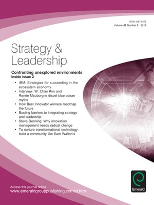 cover image of Strategy & Leadership, Volume 43, Issue 2